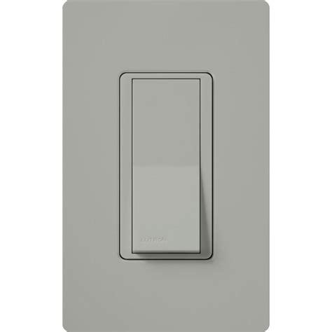 Lutron Claro On Off Switch Single Pole Gray Ca Ps Gr The