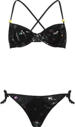 Poisson D Amour Bikini Black Shopstyle Two Piece Swimsuits
