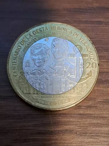 Moneda Pesos Centenario De La Gesta Heroica De Veracruz En Venta En