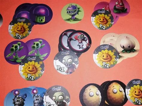 Tazos De Plantas Vs Zombies Vuala Sorpresa A Escoger Mebuscar M Xico