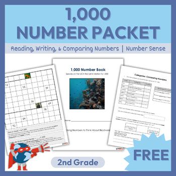 Number Sense Activity Packet For Nd Grade Math Free By