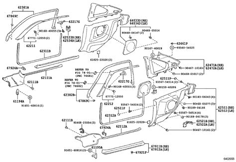 Toyota Suprajza Alfqz Body Inside Trim Board Door Opening Trim