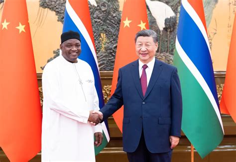 Fcsa Xi Jinping Rencontre Le Pr Sident Gambien Portail De La