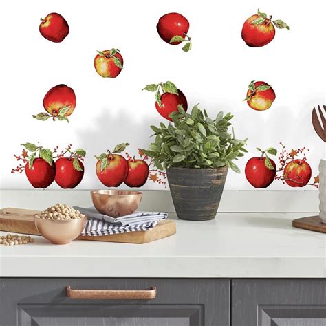 New Country Apples Stars And Berries 40 Wall Decals Border Stickers