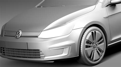 2014 2015 Volkswagen Golf 3d Model