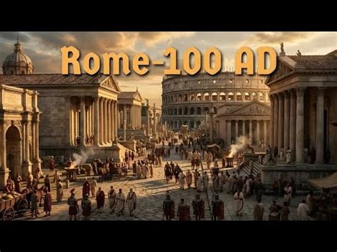 Rome 100 AD – AI Reconstruction of Ancient Roman Life - YouTube
