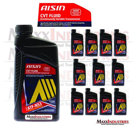 AISIN OEM Engineer Nissan NS 3 CVT Fluid 12 Quarts 999MP CV0NS3