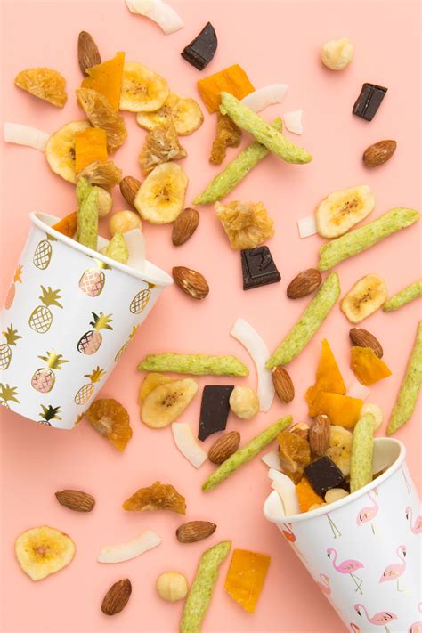 Homemade Tropical Trail Mix Recipe Sarah Hearts