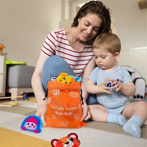 PUZZTOY Puf sensorial para niños paquete de 12 pufs sensoriales con