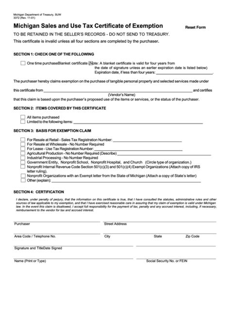 Printable State Of Michigan Tax Forms Printable Forms Free Online