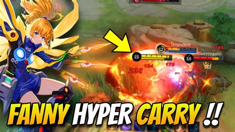 TOP GLOBAL FANNY HYPER CARRY SOLO RANK GAME SEASON 30 ROAD TO