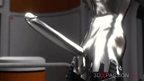 Sex Cyborg Plays With A Hot Ebony On The Exoplanet XNXX