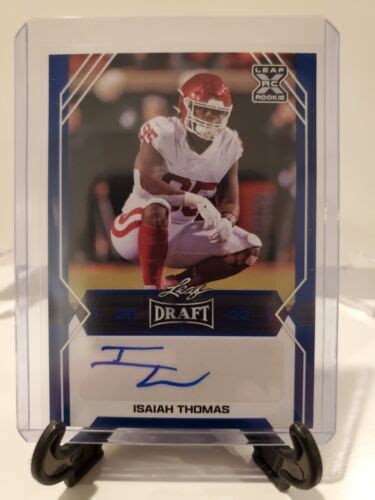 2022 Leaf Draft Autographs Blue BA IT1 Isaiah Thomas AU RC EBay