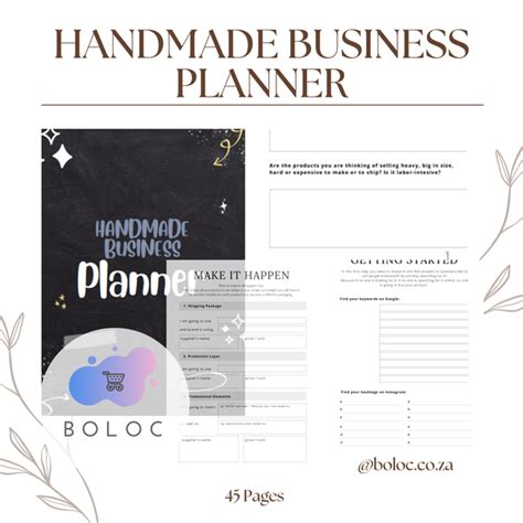 Handmade Business Planner · Boloc