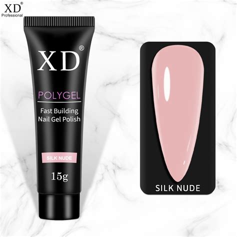 Polygel XD Nude LED UV Profissional 15g Ou 30g F1 Alongamento Poly Gel