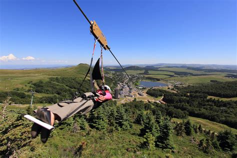 Tyrolienne Fantasticable à Super Besse Puy de Dôme 63