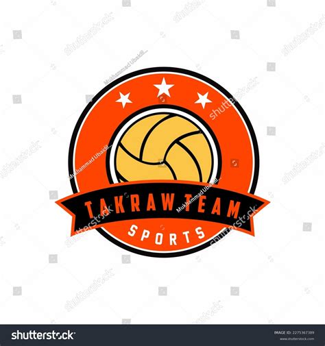 Sepak Takraw Logo Design Power Ball Stock Vector Royalty Free 2275367389 Shutterstock