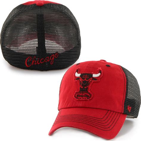 47 Brand Chicago Bulls Red Hardwood Classic Taylor Closer Flex Hat