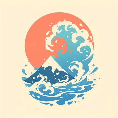 Premium Vector Japanese Hot Spring Patterns With Steamy Water