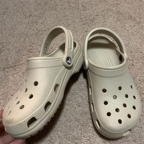 Cute tan crocs - Depop