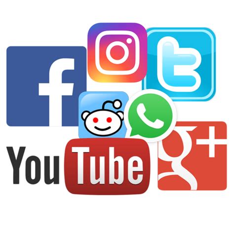 Social Media Png Image Transparent Background