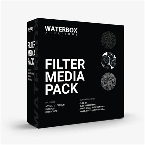 Waterbox Filter Media Pack Cube 20 And Pm25 Aber Aquatic Είδη Ενυδρείων