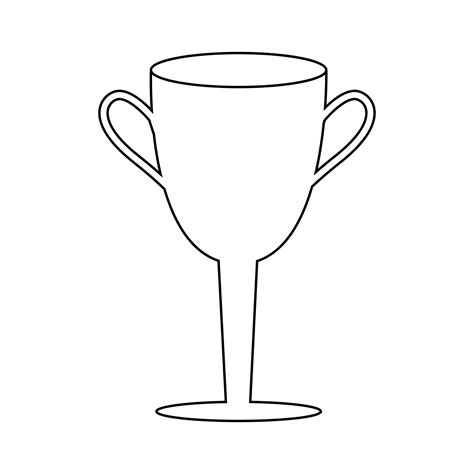 Outline Championship Winner Symbol Winner Cup Icon 5612475 Vector Art