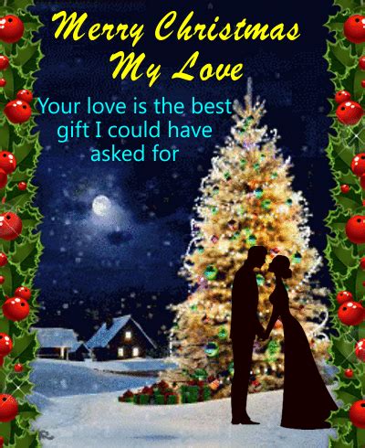 Merry Christmas, My Love! Free Love eCards, Greeting Cards | 123 Greetings