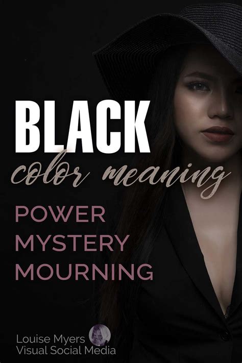 Black Color Meaning: How to Say Power, Mystery, Evil | LouiseM