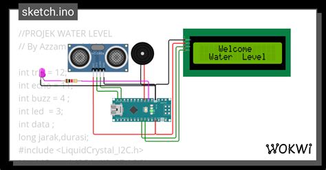 Azzam Water Level Wokwi Esp Stm Arduino Simulator