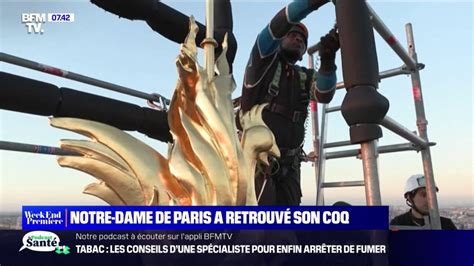 Restauration De Notre Dame Le Coq De La Fl Che Veille De Nouveau Sur