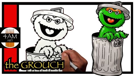 How To Draw Oscar The Grouch Clip Art Library