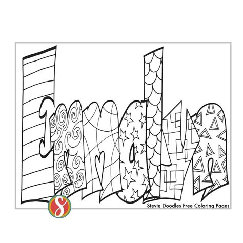 Free Emmalyn Coloring Page — Stevie Doodles