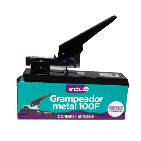 Grampeador Metal Onda Para 100 Folhas Profissional 4811018 Papelaria