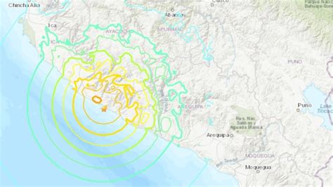 Sismo De Magnitud 72 Sacude Al Sur De Perú El Temblor Provocó Una Alerta De Tsunami Video