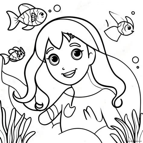 Mako Mermaids Coloring Page 70174 55536