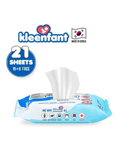 Kleenfant Fresh Scent Antibacterial Wipes S Edamama