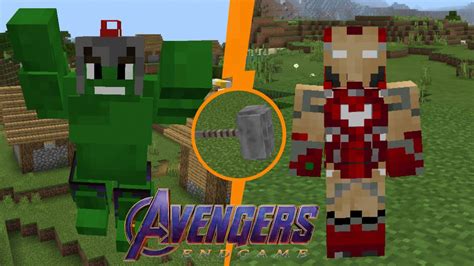 SAIU NOVO ADDON MOD DOS OS VINGADORES PARA MINECRAFT PE YouTube