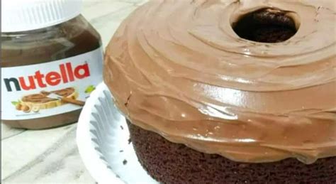 Bolo De Nutella Nacolher