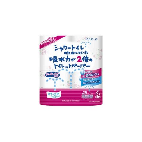 【楽天市場】【令和・早い者勝ちセール】大王製紙 エリエール シャワートイレのためにつくった吸水力が2倍のトイレットペーパー フラワープリント