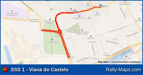 SSS 1 Viana Do Castelo Stage Map Rali De Viana Do Castelo 2023