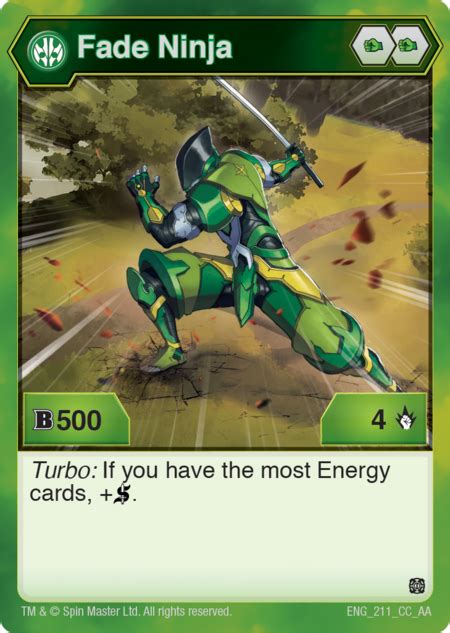 Ventus Fade Ninja Age Of Aurelus The Bakugan Wiki