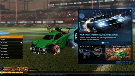 Rocket League Z4 Full Team Gameplay Trading Giveaways And More