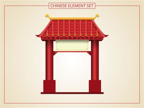 Chinese Gate Vector Art, Icons, and Graphics for Free Download