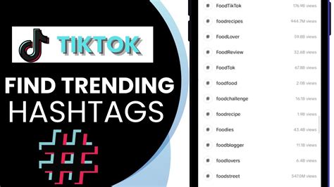 How To Find The Trending Hashtags Right Now On TikTok YouTube