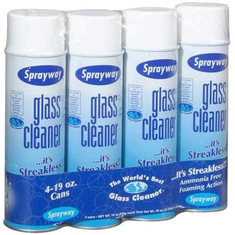 Sprayway Glass Cleaner 419 Oz Cans