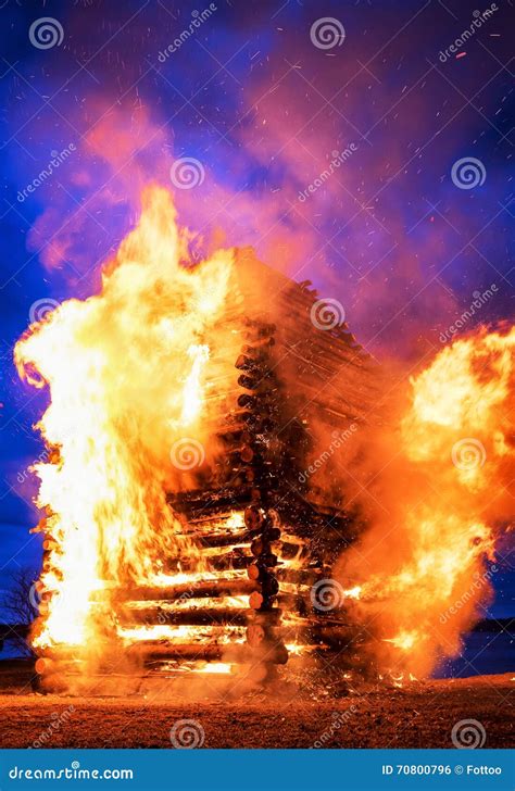 Easter Fire Stock Photo Image Of Glow Light Arranged 70800796