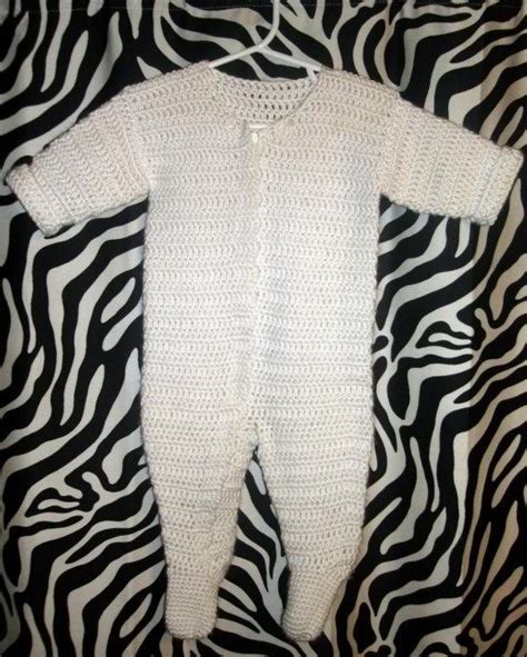 Crochet Footie Pajamas Footie Pajama Pajama Pattern Crochet Baby