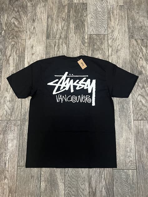 Stussy Stussy Stock Vancouver Tee Black Grailed