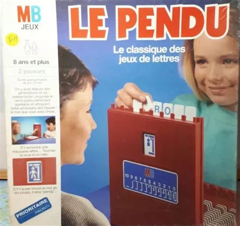 LE PENDU LE classique du jeu de lettres MB Jeu de société vintage 1997